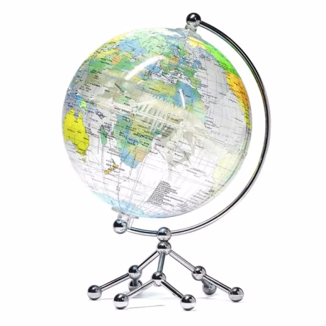 Wholesale 10inches Illuminated World Globe with Metal Stand Educational Interactive Globe for Home Decor Office Desktop