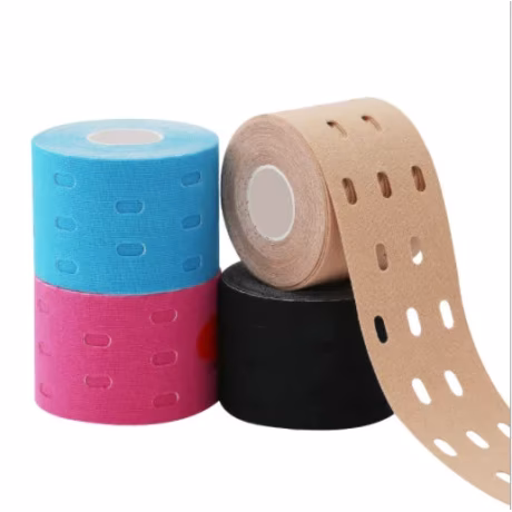 wholesale Therapy dewatering punch Tape Elastic Kinesios Tape Muscle Care for sports health care