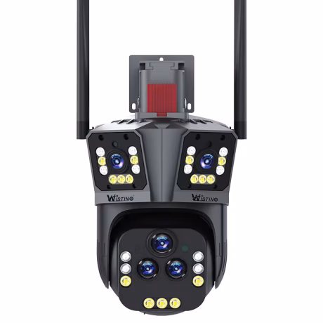 Wistino 20X Zoom 5 Lens Wireless WiFi Cctv Camera Outdoor Waterproof Night Vision Two Way Audio Motion Detection Network Camera