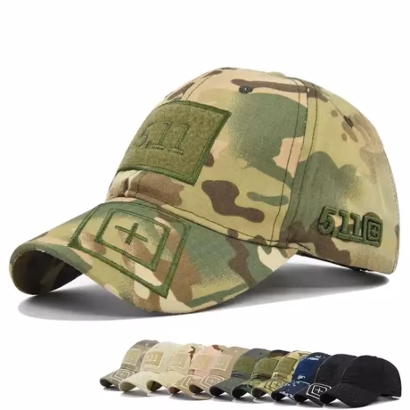 WoZhen High Quality Embroidery Camouflage Baseball Hunting Cap White Hats