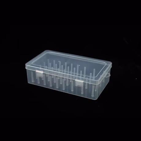 1 Layer Stackable Clear Storage Box/organizer For Holding 42 Spools Home Embroidery &amp; Sewing Thread