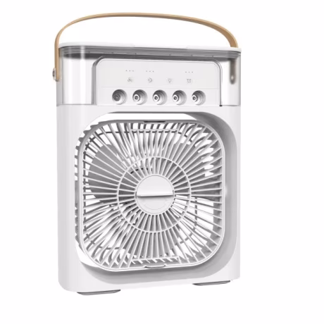 2022 Classic Item Mini Ac with Usb Air Cooling Fan Water Cooler Stand Fan Cooling Table Plastic Logo Customized Ce OEM 5V 8W