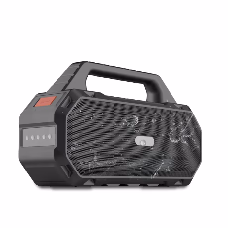 20W 4000mah powerful big bass hifi sound speaker bluetooth 5.0 outdoor waterproof portable camping light LED flashlight