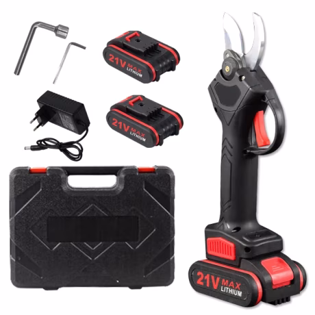 25mm Cordless Effortless Pruning Shears Easy Cut Pruner Garden Secateurs Rechargeable Battery Scissor Electric Pruning Shears