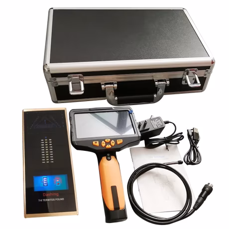 5.0 inch Screen Endoscope Lens With LED Flashlight 32GB TF Card Digital Video Camera For Detector Termites Pest Control