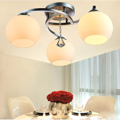 Aluminum bedroom lamp living room balcony hutch defends dining-room ceiling lamp