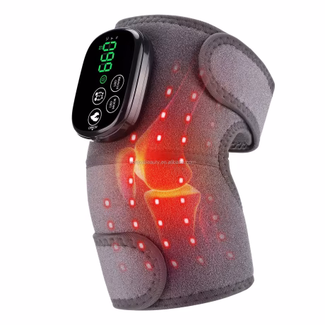 Arthritis Physiotherapy Heating Shoulder Elbow Joint Heating 660nm 850nm Wrap Knee Pad Hot Compress Electric EMS Knee Massager