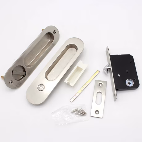 Bathroom Lock Shower Room Hook Lock Sliding Door Lift Folding Door with Hidden Handle Lock
