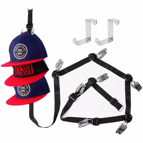 coat rack 20 clips baseball hat organizer storage holders racks bedroom clothes storage cowboy hat rack