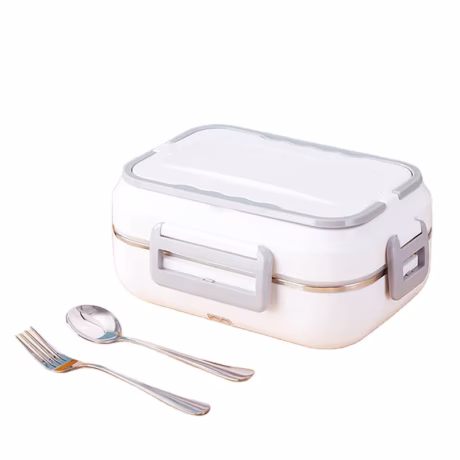 Container of the dining box of the multifunctional electric heating of stainless steel for student