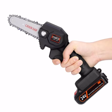 Cordless Mini Chainsaws Jigsaw Electric Chain Saw Chainsaw Removable Garden Tools Trimming Woodworking battery