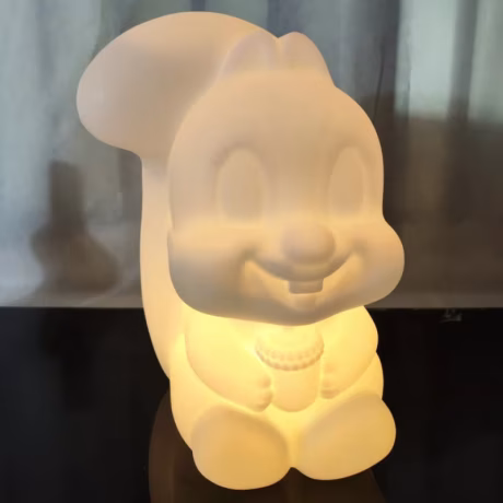 Cute Luminous Squirrel Motif Light Colorful Night Lamp Birthday Gift Decoration Garden Lawn Landscape Lighting