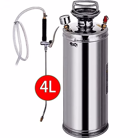Deepbang Agricultural Garden Irrigation Pest Control Pressure Sprayer 304 acid resistant Sprayer Stainless steel Sprayer 4L