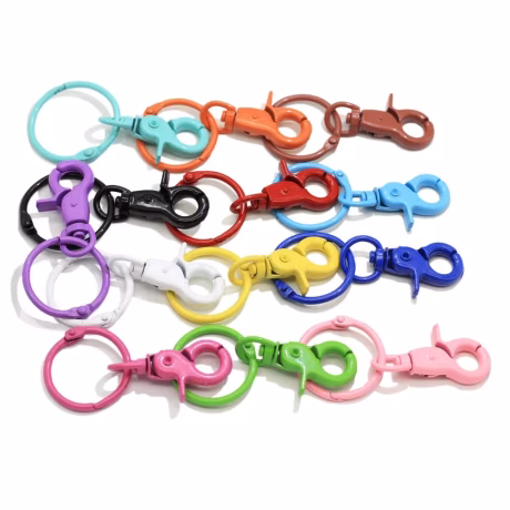Diy Jewelry Accessories Keychains Color Paint Lobster Buckle Key Chain Handmade DIY Key Ring Keychains For Women Fashion Jewelry