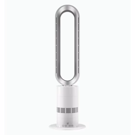 Ex factory price floor fan ceramic PTC rapid heating cooling and heating dual use leafless fan timed 9 hour heater