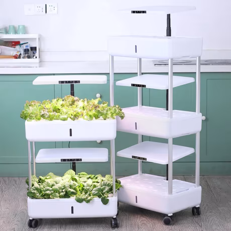 Farming Hydro Herb/Flower/Vegetable Garden Agricultural Greenhouse Soilless Culture 66Holes Vertical Hydroponic Growing Tower
