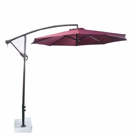 FEAMONT Large Outdoor Umbrella Waterproof Aluminum Banana Square Garden Parasol Big Size Fabric Patio Umbrellas UV Printing