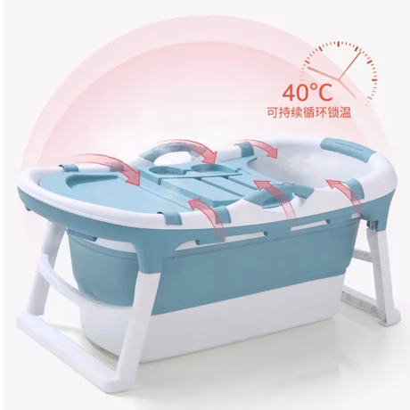 Freestanding Bathroom Adult Folding Bucket Barrel Portable Foldable Bathtub for Adults