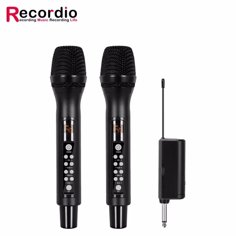 GAW-015A New Wireless Microphone Karaoke Portable Mic For Home Party Outdoor Volume Adjust Mic With Reverberation Effects