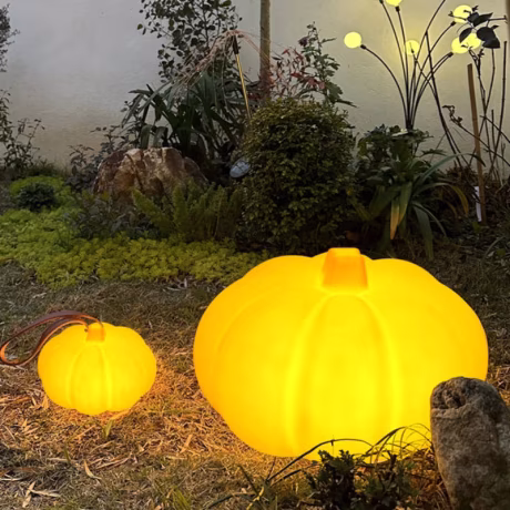 Glowing Pumpkin Motif Lights Luminous Plant Landscape Lighting Villa Pastoral Park Decoration Garden Lawn Lamps