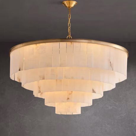 Gold luxury living room large marble pendant light kitchen dining designers hanging lamp high ceilings modern brass chandelier
