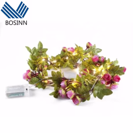Holiday Lighting Red Fruit Rattan Party Decoration Garden String Light Strip Bedroom Window Christmas Festival Lamp