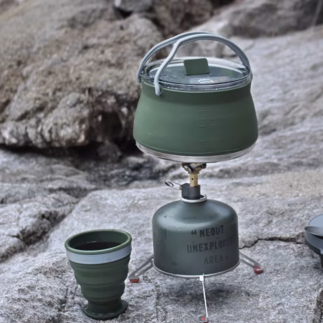 Hot Mini Multi-purpose Collapsible Outdoor Silicone Folding Camping Cooking Coffee Pot