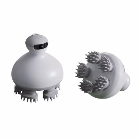 In Stock New Arrival Electric Scalp Massage Vibration Head Massager Battery Power Head Massage Brush