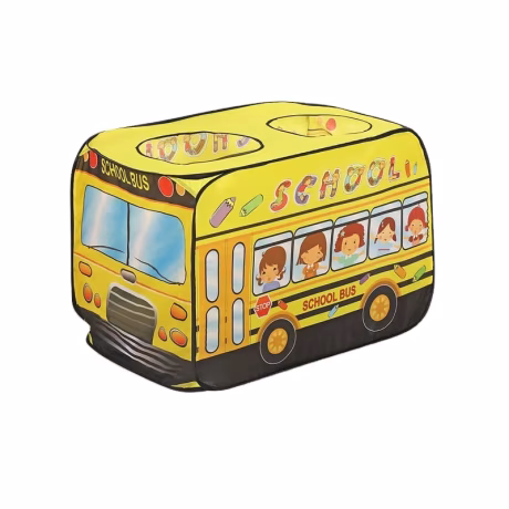 Indoor Child Cartoon Car tent Ball Game playhouse tent pop up Portable Folding School Bus