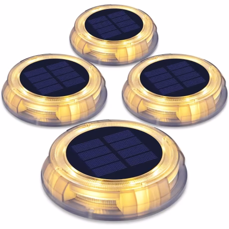 Integration mini IP67 high quality solar led disc decorative lawn and garden lights Christmas decoration lights