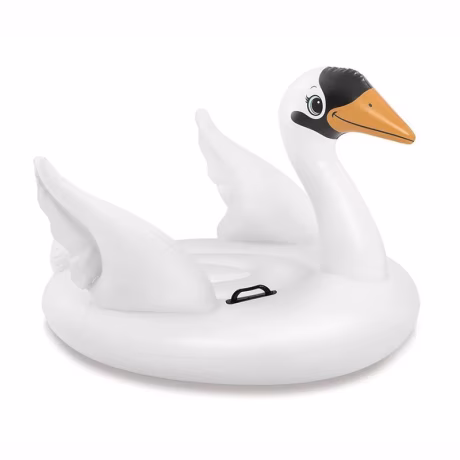 Intex 57287 Inflatable Water Play Equipment Double Water Toy Seat Big Swan Pool Floating Ride-on
