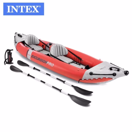 Intex 68309 Outdoor Water Sports Inflatable Boats Fishing Canoe Inflatable Excursion Pro K2 Kayak