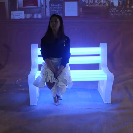 LED Chair Luminous Benches Fashion Patio RGB Lighting Furniture Remote Control Color Night Lamp Hotel Lobby Lounge