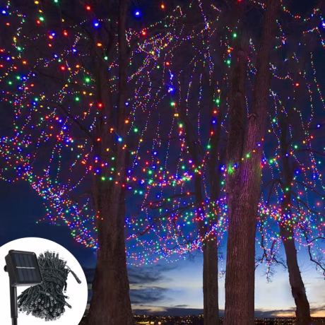 LED Fairy Garland Festoon Garden Wedding Party New Year Home Outdoor Waterproof Solar Light String Christmas Decoration Lights
