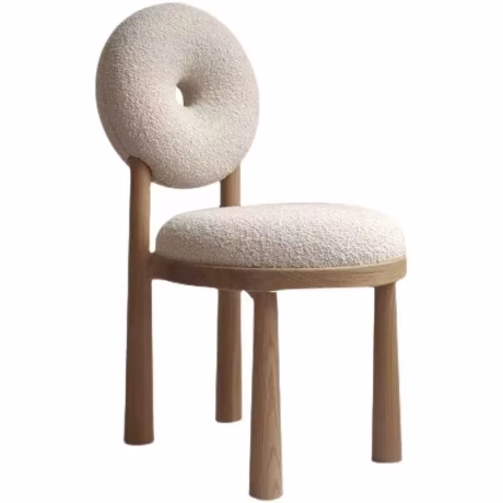 Modern Design Style nordic wooden leg with seat dining chair for Dining Room Furniture kitchen chairs