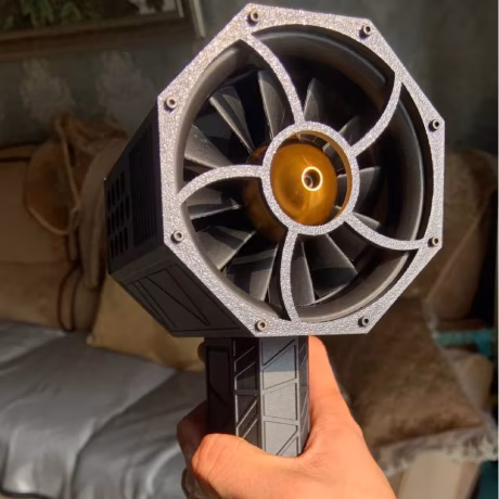 New 2500W 3.5kg Air Thrust Powerful Car Wash Air Gun Turbo Jet Fan Electric Blower Handheld Violent Fan Snow Removal Air Dryer
