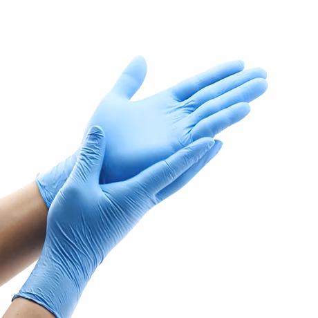 NEW ARRIVAL 3 mil blue thick pure nitrile gloves waterproof gardening chemical resistant nitrile gloves