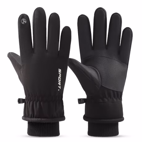 New arrive thicken waterproof touch ski snowboard mens winter sports cycling gloves for motorcycle