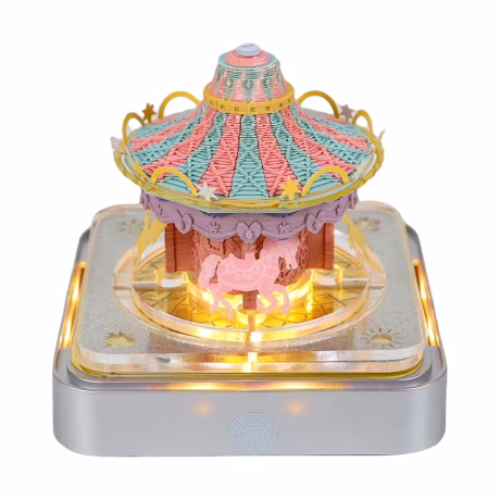 New Product Trends 3D Memo Pad Custom Daily Calendar Romantic Carousel Love Castle Sticky Notes Art Notepad Gift Items For Girls