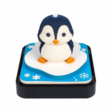 New Product Trends Carousel Penguin Panda 3D Memo Pad Custom Magical Calendar Paper Art Notepad Kawaii Stationery Gifts Items