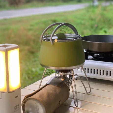 Newest Product Portable Outdoor Camping collapsible Silicone Mini Folding Cooking Pot