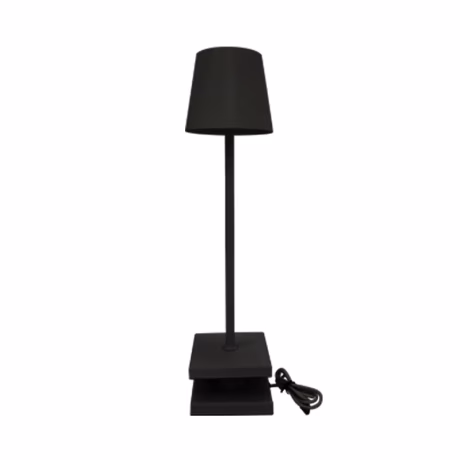 Nordic Indoor Outdoor Metal Lampada da tavolo Led Hotel Restaurant Lampe De Table With Contact Charging Base