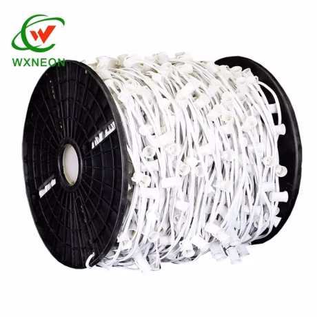 Outdoor 6'' Space 1000ft 2000pcs E12 Sockets C7 Patio String Lights