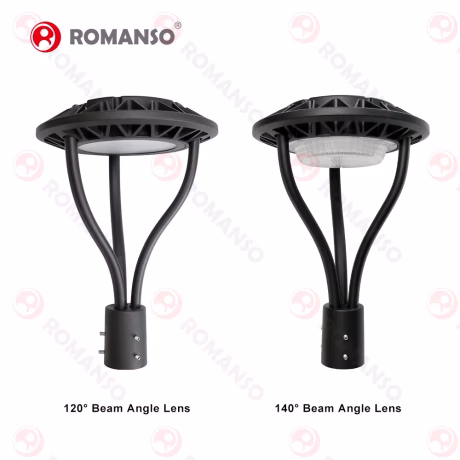 Popular Design Garden Light Bulb 100-277Vac 60W Garden Light Fixture Led Post Top Garden Light Ip65 Waterproof Outdoor