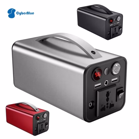 Portable Power Station 45000mAh AC Power Bank 180Wh Camping Solar Generator AC 220V for Outdoors Camping Travel Hunting
