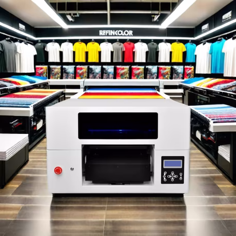 Refinecolor A3 Inkjet T-shirt Printer Double Head DTG Automatic Garment Impresora Multicolor Farm Industries Direct Cheap Sale