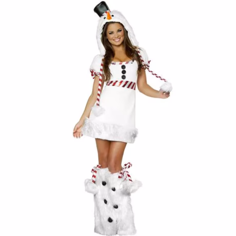 Role play snowman Christmas suit uniform cosplay Christmas suit European and American sexy Christmas penguin costume