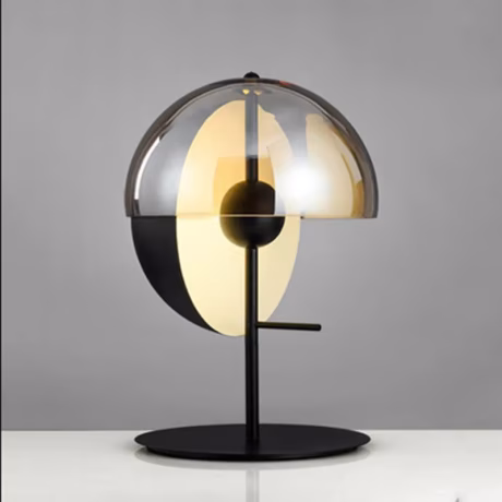simple post-modern led creative indoor decor bedroom bed hotel villa model room table lamp