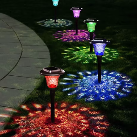 Solar Lawn Lamp Garden Lights Projector Pattern Decoration Lighting Patio Park Landscape Lighting Water Wave
