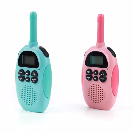 Toys for Children's, Walkie Talkies for Kids 22 Channels 2 Way Radio Toy with Backlit LCD Flashlight, Outside, Camping, Hiking
